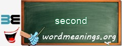 WordMeaning blackboard for second